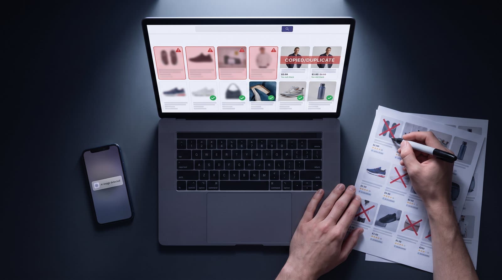 Syntetyczne podróbki i ochrona marki. Jak e-commerce broni się przed wizualnym oszustwem generowanym przez AI w 2026
